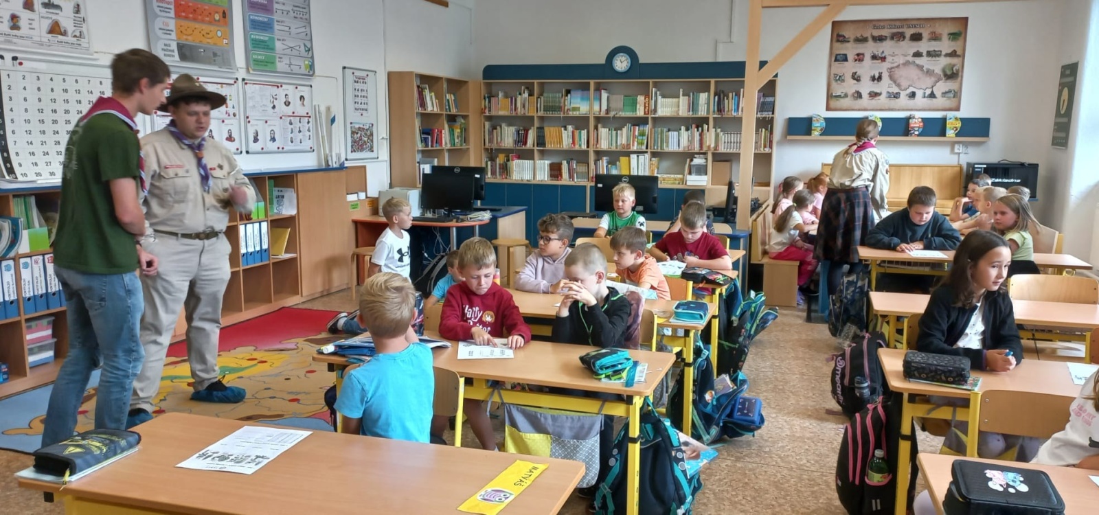 skauti ve třídě